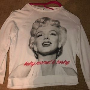 Marilyn Monroe Long Sleeve Sweatshirt